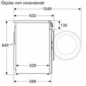 Profilo CGA252Z0TR 10 kg 1200 Devir Çamaşır Makinesi