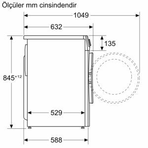 Profilo CGA244F0TR 9 kg 1400 Devir Çamaşır Makinesi