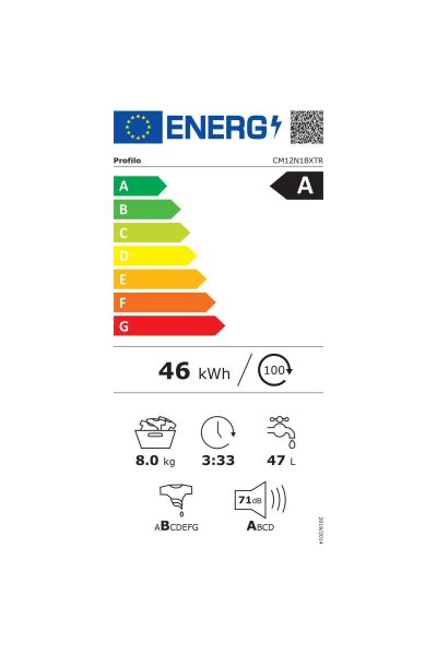 Profilo CM12N18XTR A 8 kg 1200 Devir Çamasır Makinesi