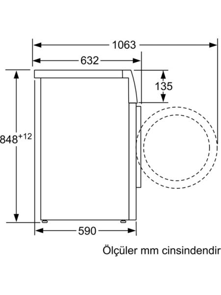 Profilo CMU12T91TR 9 kg 1200 Devir Çamaşır Makinesi