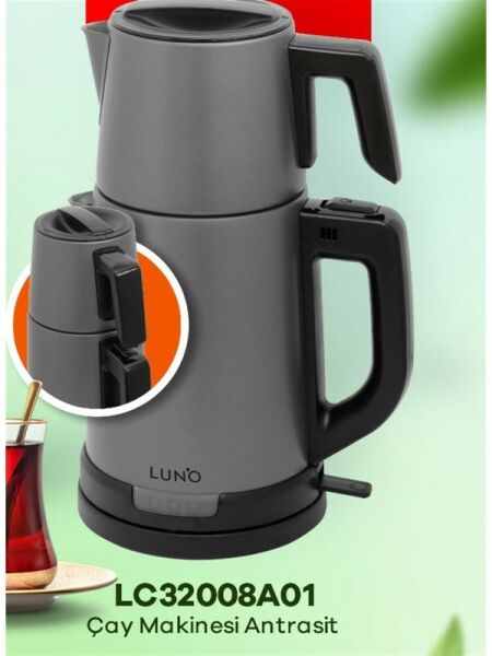 Luno LC32008A01 Antrasit Çay Makinesi