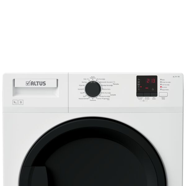 Altus AL 91 YB B Enerji 9 kg Çamaşır Kurutma Makinesi
