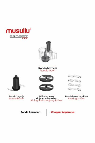 Musullu Proset MSL-3006 6.5 lt 1800 W Stand Mikser