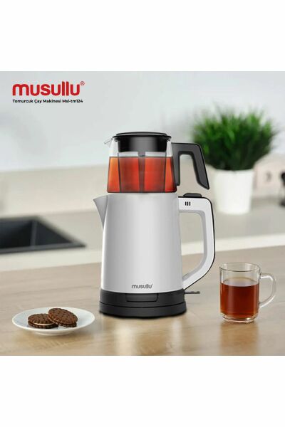 Musullu Tomurcuk MSL-TM124 1800 W Cam Demlikli Çay Makinesi