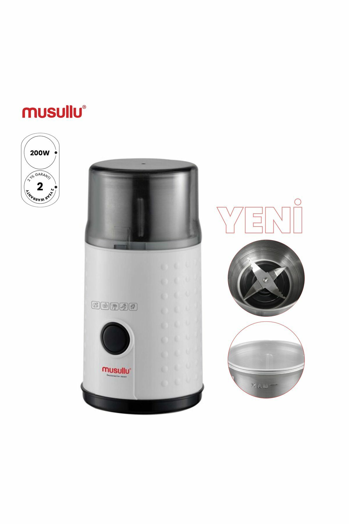 Musullu MSL-1003 Baharat ve Kahve Öğütücü