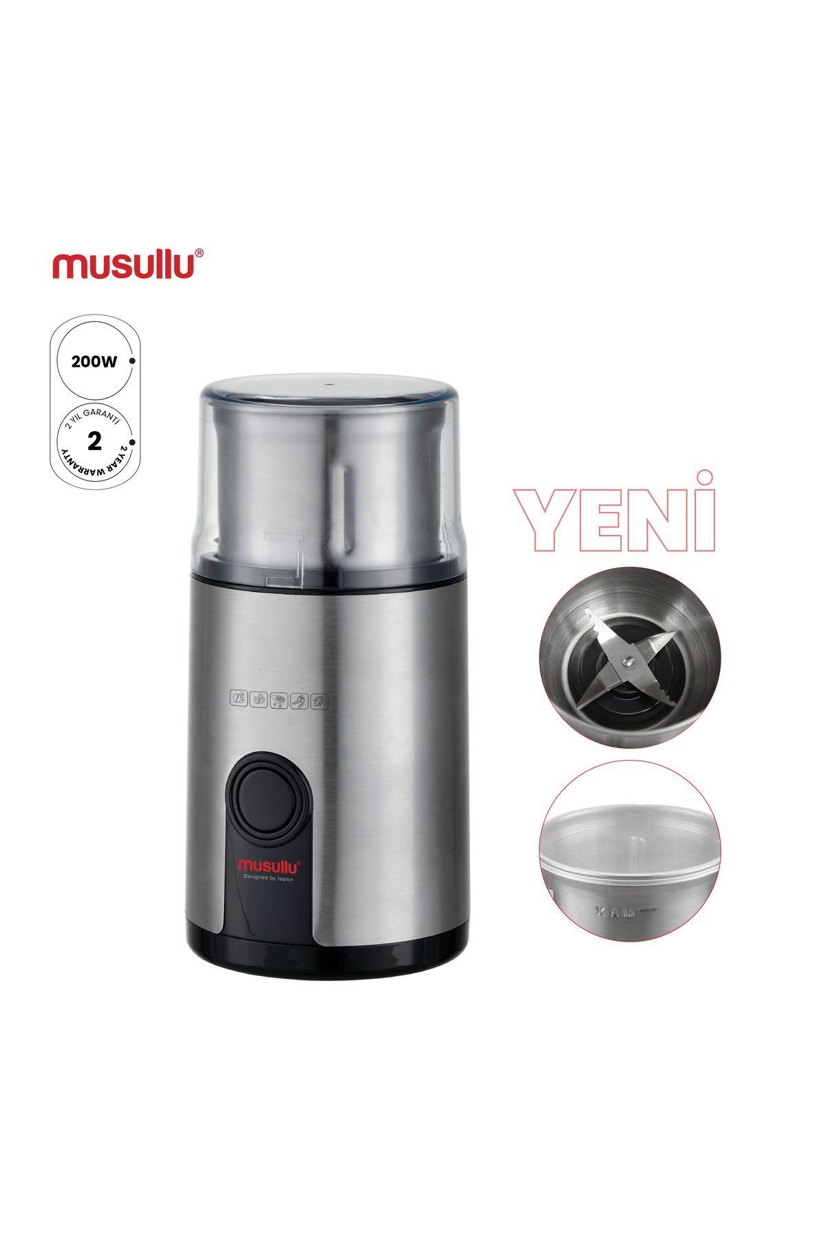 Musullu MSL-1004 Baharat Kahve Öğütücü