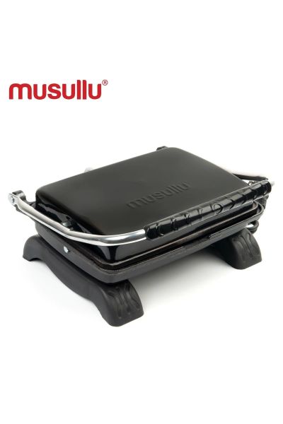 Musullu MSL-2026 1800 W Döküm Tost Makinesi Siyah
