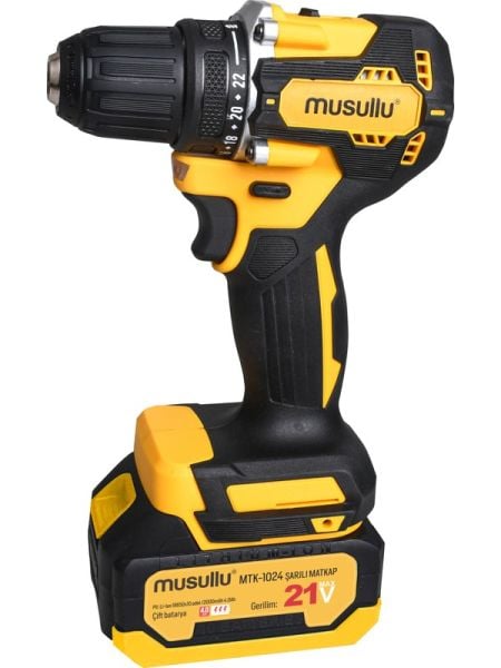 MUSULLU MTK-1024 Şarjlı Matkap, Akülü Vidalama
