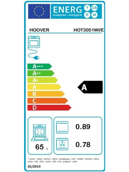 HOOVER HOT3051WI/E Ankastre Fırın