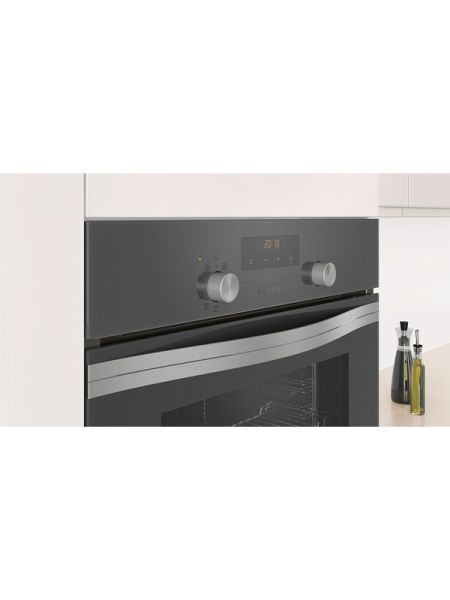 PROFİLO FRSA325G 66 Lt 6 Programlı Buhar Destekli Platin Gri Ankastre Fırın