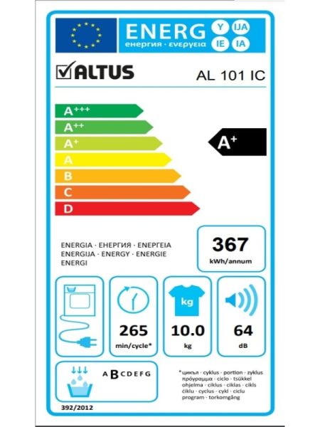 Altus Al 101 Ic 10 kg Çamaşır Kurutma Makinesi