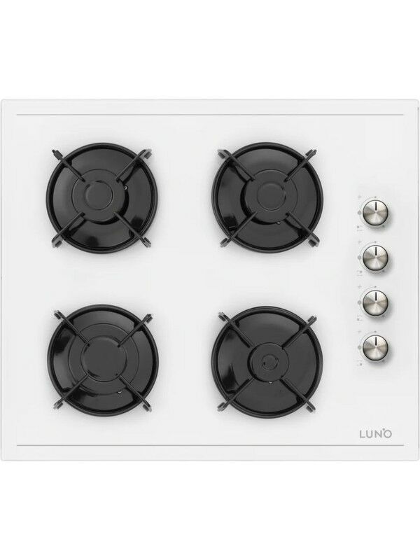 LUNO 638W01 Ankastre Beyaz Ocak