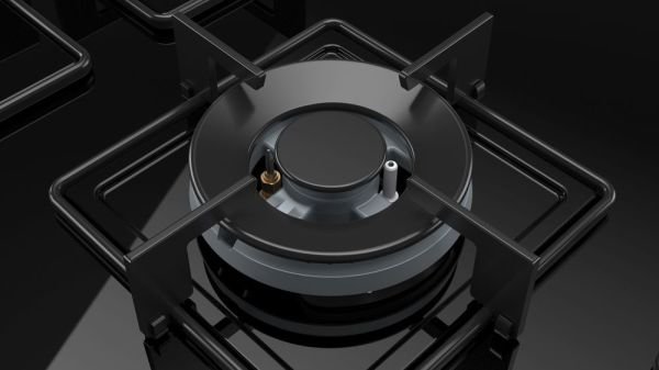 PROFON27Q6012D 5'li Ankastre Camlı Ocak Siyah