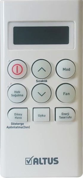 ALTUS ALK 2440 24.000 Btu/h A++ Sınıfı R32 Inverter Split Klima