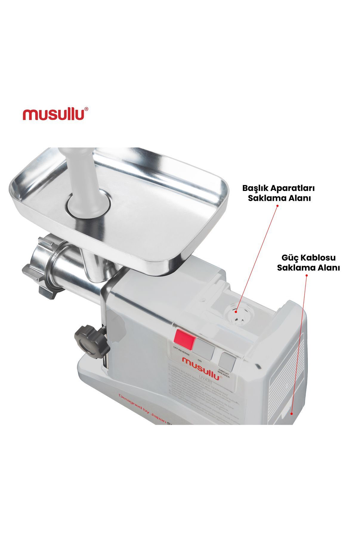 Musullu MT-G1800M 1800 W Kıyma Makinesi