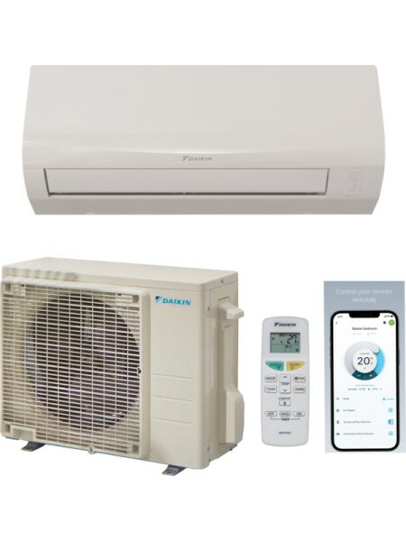 DAIKIN Yeni Sensira Dahili Wi-Fi FTXF35F 12000 Btu/h R32 Inverter Duvar Tipi Split Klima