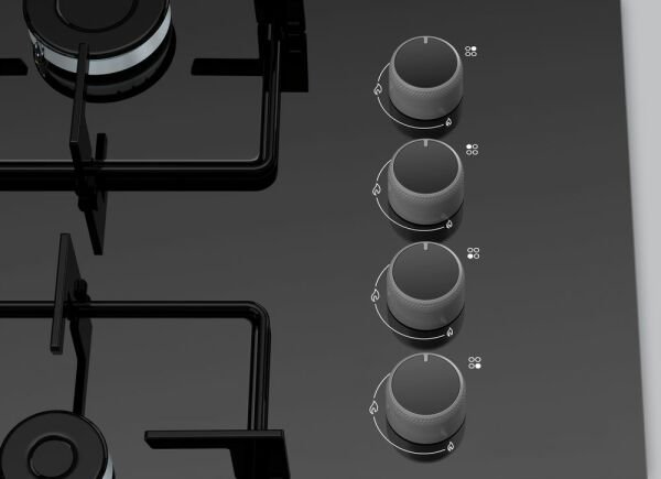 PROFİLO OO37P6O12D Siyah Sert Cam Ankastre Ocak