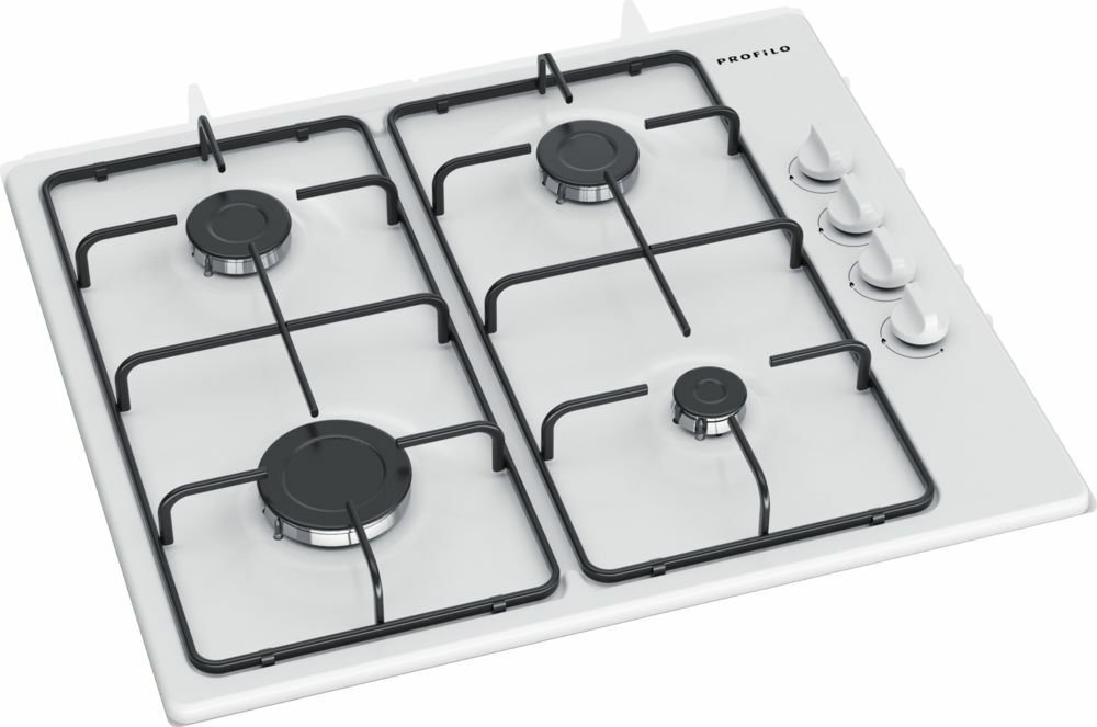 PROFİLO Ob36p2b80d Beyaz Emaye Ankastre Ocak