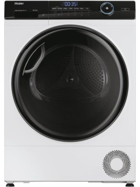 HAİER HD100-A2959E-TR 10 kg Wi-Fi Bağlantılı Isı Pompalı Kurutma Makinesi