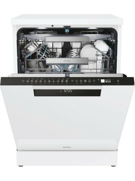 HAIER XF 4A4M4PW 10 Programlı Wi-Fi Bağlantılı Beyaz Bulaşık Makinesi