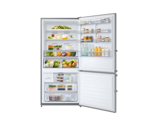 Samsung RB58DS75ESA/TR 580 Lt Alttan Donduruculu Inox No-Frost Buzdolabı, İkili Soğutma