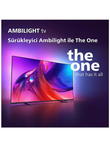 Philips 50PUS8508 50'' 127 Ekran Uydu Alıcılı 4K Ultra HD Google Smart LED TV