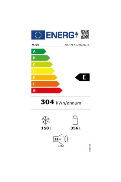 Altus ALK 471 X No Frost Kombi Buzdolabı